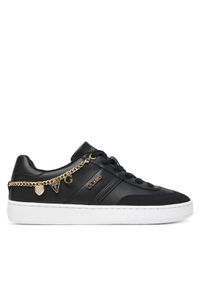 Guess Sneakersy FLTNAO LEA12 Czarny. Kolor: czarny. Materiał: skóra