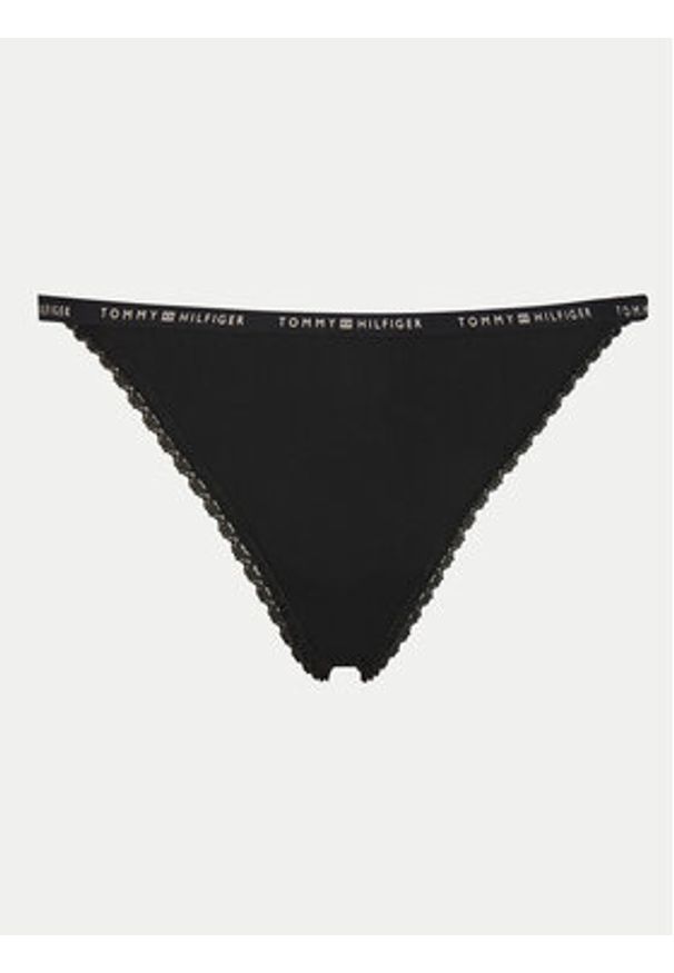 TOMMY HILFIGER - Tommy Hilfiger Komplet 3 par stringów UW0UW05754 Kolorowy. Materiał: syntetyk. Wzór: kolorowy
