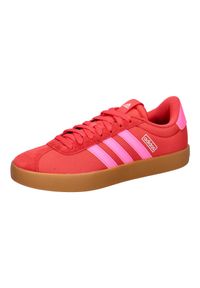 Adidas - Buty ADIDAS VL COURT 3.0 Czerwony. Kolor: czerwony. Materiał: tkanina