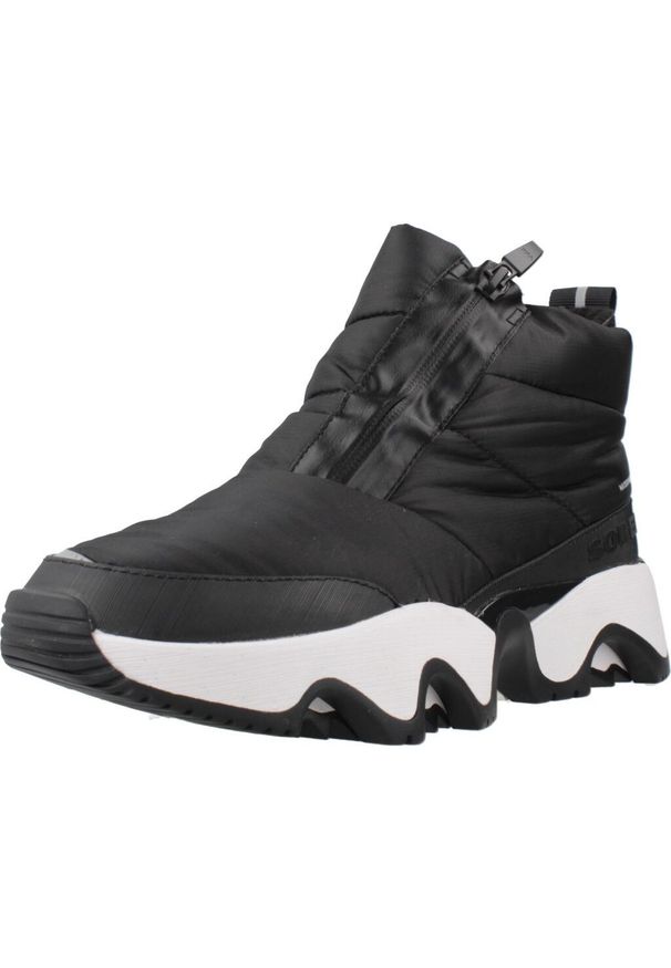 sorel - Buty SOREL KINETIC IMPACT PUFFY ZIP Czarny. Kolor: czarny. Materiał: tkanina, syntetyk. Styl: sportowy