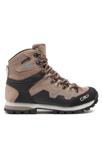 CMP Trekkingi Athunis Mid Wmn Trekking Shoe Wp 31Q4976 Beżowy. Kolor: beżowy. Materiał: skóra, zamsz