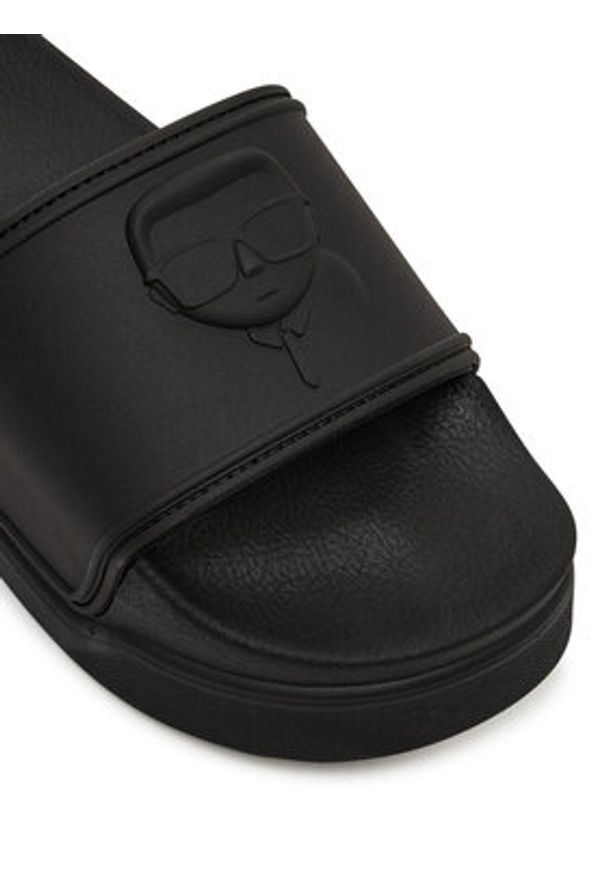 Karl Lagerfeld - KARL LAGERFELD Klapki Kondominium KL88819 Czarny. Kolor: czarny. Materiał: syntetyk