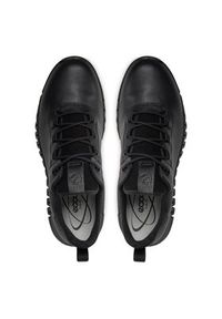 ecco - ECCO Sneakersy Gruuv M 52522401001 Czarny. Kolor: czarny. Materiał: skóra