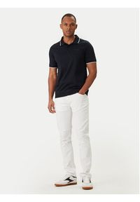 Karl Lagerfeld - KARL LAGERFELD Polo 745080 562200 Granatowy Regular Fit. Typ kołnierza: polo. Kolor: niebieski. Materiał: bawełna #4