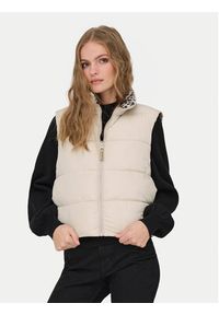 only - ONLY Bezrękawnik Tammy 15357509 Beżowy Regular Fit. Kolor: beżowy. Materiał: syntetyk. Długość rękawa: bez rękawów #2