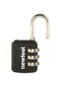 Decathlon - Kłódka z szyfrem. Kolor: czarny. Materiał: materiał. Wzór: kolorowy. Sport: fitness #1