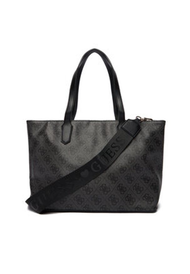 Guess Torebka J6RZ13 WFMF0 Czarny. Kolor: czarny. Materiał: skórzane