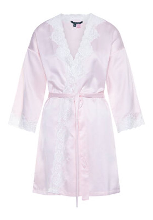 Lauren Ralph Lauren Szlafrok I8141226 Różowy. Kolor: różowy. Materiał: syntetyk