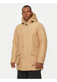 Woolrich Parka Arctic CFWOOU0483MRUT0001 Beżowy Regular Fit. Kolor: beżowy. Materiał: syntetyk