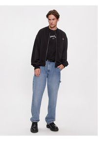 Tommy Jeans Bluza DM0DM17789 Czarny Boxy Fit. Kolor: czarny. Materiał: bawełna