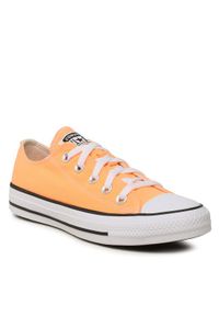 Converse Trampki Ctas Ox A04393C Pomarańczowy. Kolor: pomarańczowy. Materiał: materiał