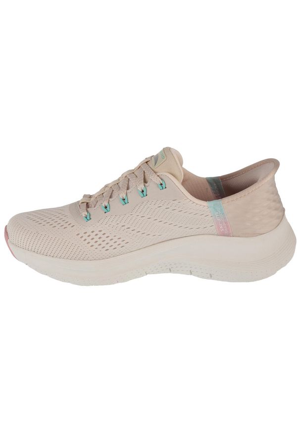 skechers - Buty sportowe damskie, Slip-Ins: Arch Fit 2.0 - Easy Chic. Kolor: beżowy. Model: Skechers Sport. Sport: turystyka piesza