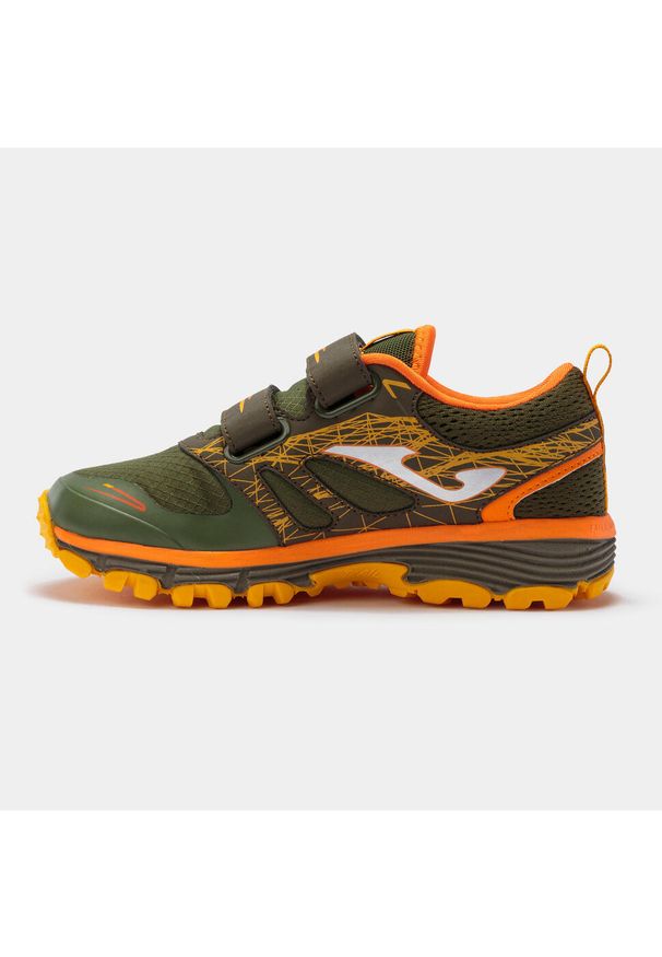 Children's Path Shoes Joma Sima Jr 2223 - Khaki/Oranje, rozmiar 30. Okazja: na spacer. Kolor: zielony, pomarańczowy, wielokolorowy. Wzór: kolorowy. Sport: bieganie, turystyka piesza