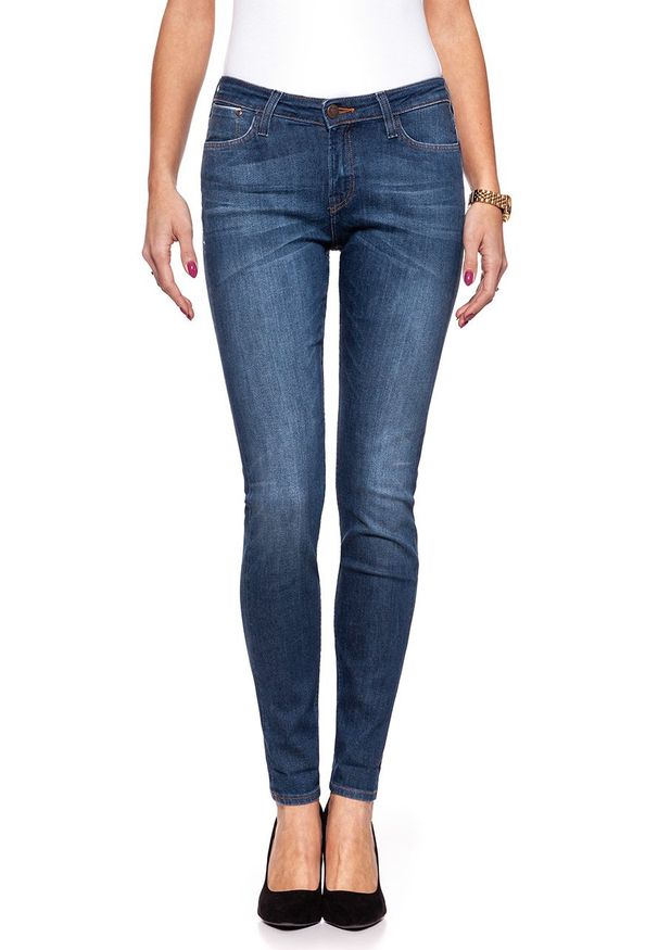 Lee - LEE SCARLETT SELVAGE ROEBLING WORN L31RBDMJ. Stan: podwyższony