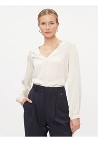 Dixie Bluzka C239Z014A Écru Loose Fit. Materiał: wiskoza