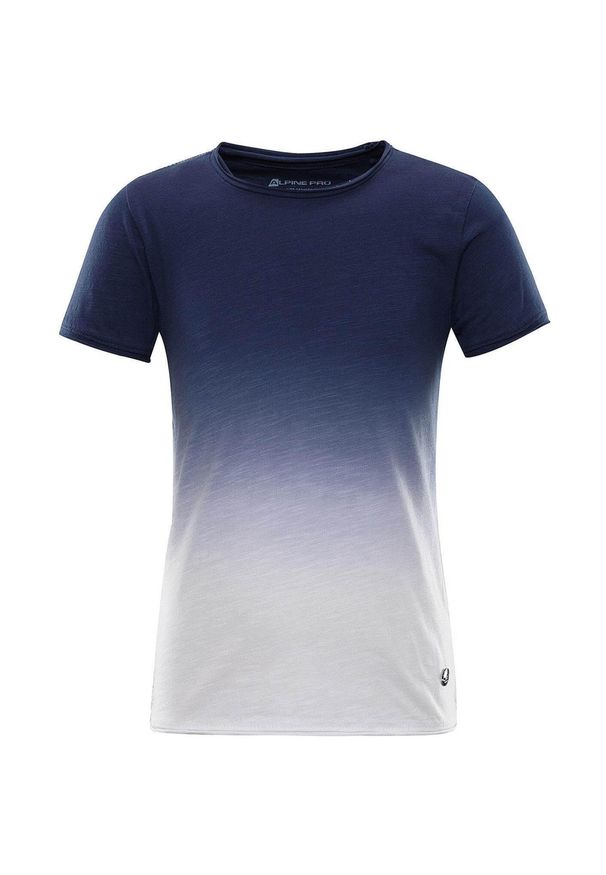 ALPINE PRO - Dziecięce T-shirt Alpine Pro Gango 2 - Komfort i Styl na Co Dzień. Kolor: niebieski, zielony, wielokolorowy. Wzór: kolorowy, nadruk. Sport: kolarstwo