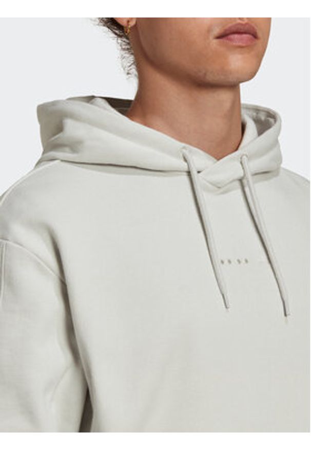 Adidas - adidas Bluza Reveal Ess HK2725 Beżowy Loose Fit. Kolor: beżowy. Materiał: bawełna