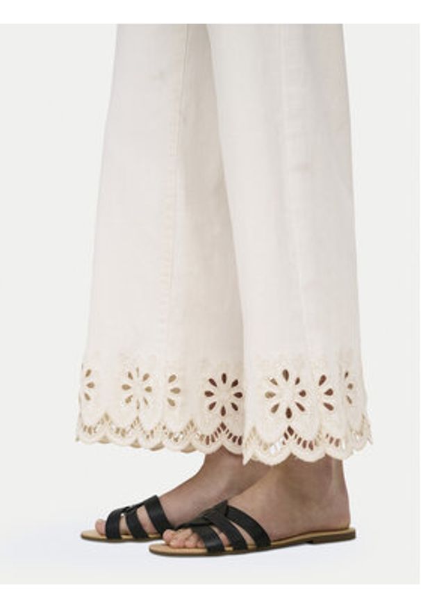 only - ONLY Jeansy Madison 15372378 Kremowy Straight Leg. Kolor: kremowy