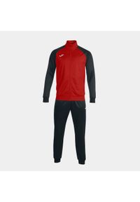 Dres do piłki nożnej męski Joma Academy IV. Kolor: czarny, czerwony, wielokolorowy. Materiał: dresówka. Sport: piłka nożna