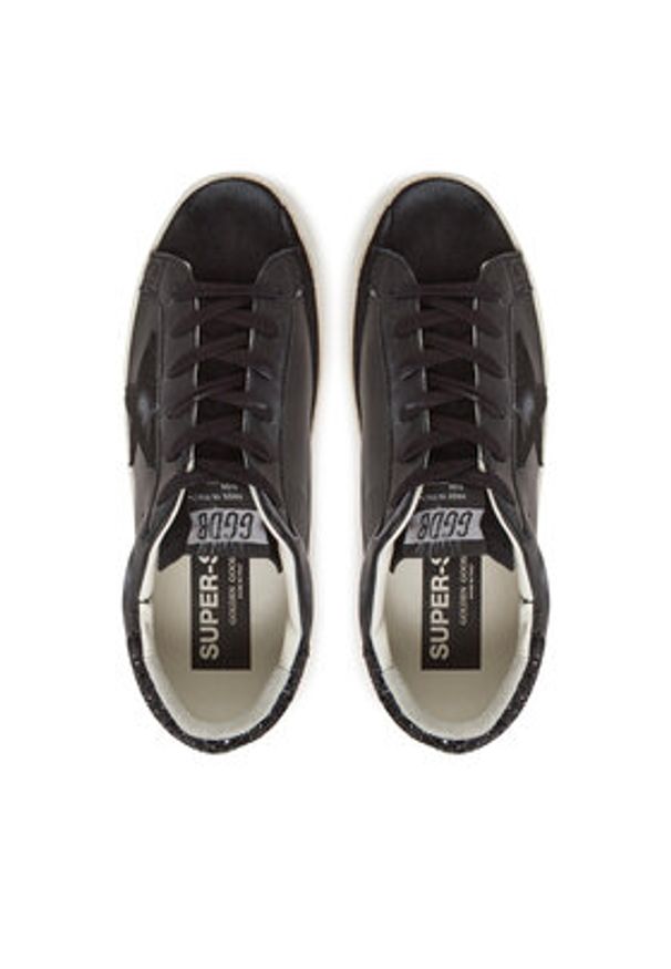 GOLDEN GOOSE - Golden Goose Sneakersy Super-Star Classic GWF00101.F003463.90100 Czarny. Kolor: czarny. Materiał: skóra