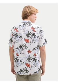 Tom Tailor Denim Koszula 1045191 Biały Relaxed Fit. Kolor: biały. Materiał: len, wiskoza #4