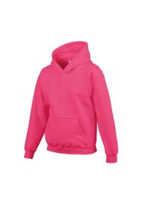GILDAN - Sweatshirt bluza dziecięca z kapturem Gildan Heavy Blend ®. Typ kołnierza: kaptur. Kolor: różowy #2