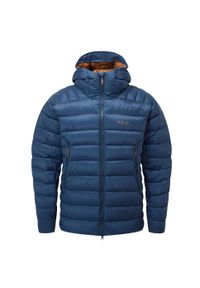 Kurtka puchowa męska Rab Electron Pro Down Jacket z kapturem. Typ kołnierza: kaptur. Kolor: niebieski. Materiał: puch