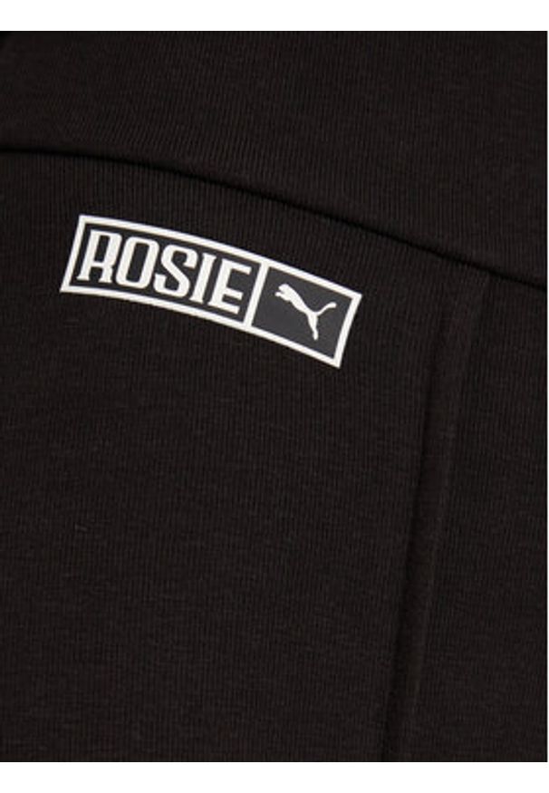 Puma Spodnie dresowe PUMA X ROSÉ 635156 01 Czarny Slim Fit. Kolor: czarny. Materiał: bawełna