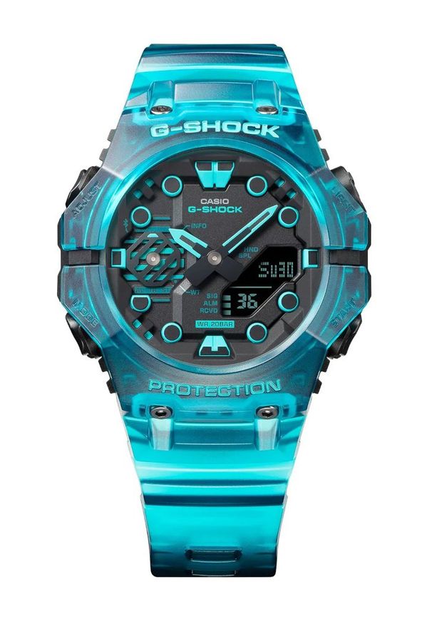 G-Shock - G-SHOCK ZEGAREK Digital Bluetooth Carbon Core Guard GA-B001G-2AER. Rodzaj zegarka: analogowe. Materiał: tworzywo sztuczne. Styl: sportowy