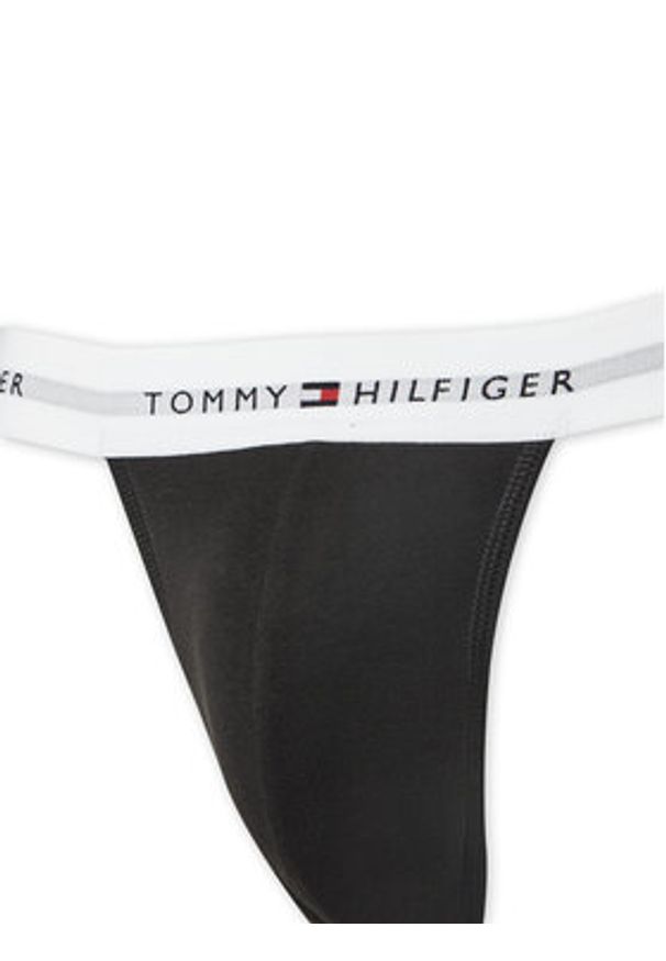 TOMMY HILFIGER - Tommy Hilfiger Komplet 3 par slipów Jock Strap UM0UM03377 Czarny. Kolor: czarny. Materiał: bawełna