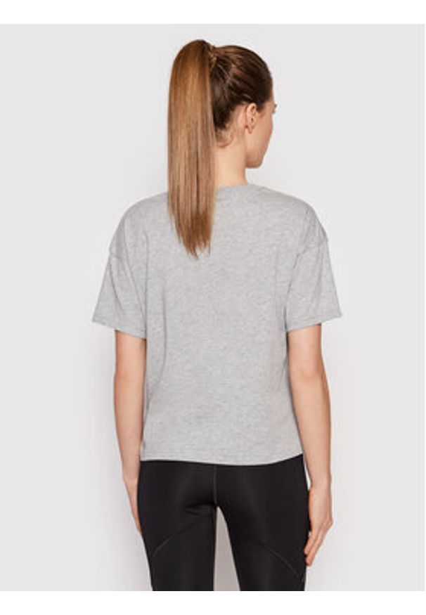 New Balance T-Shirt Stacked WT03805 Szary Relaxed Fit. Kolor: szary. Materiał: bawełna, syntetyk