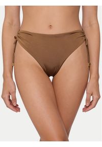 Max Mara Beachwear Dół od bikini Samanta 2616821169 Brązowy. Kolor: brązowy. Materiał: syntetyk #1