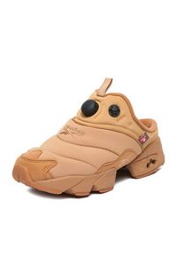 Reebok Klapki EO-INSTAPUMP FURY MULE 100230816 Beżowy. Kolor: beżowy. Materiał: materiał #6