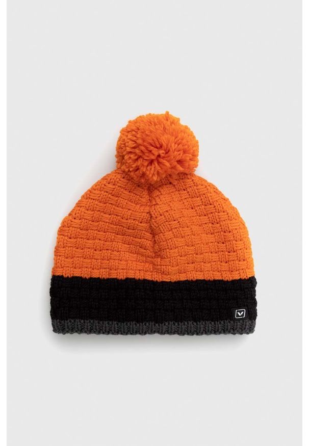 Viking czapka kolor pomarańczowy. Kolor: pomarańczowy. Materiał: polar, materiał