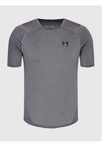 Under Armour Koszulka techniczna HeatGear® 1361518 Szary Slim Fit. Kolor: szary. Materiał: syntetyk #3