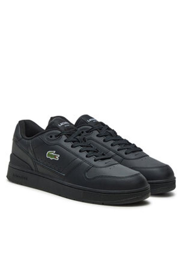 Lacoste Sneakersy 748SMA0031 Czarny. Kolor: czarny. Materiał: skóra