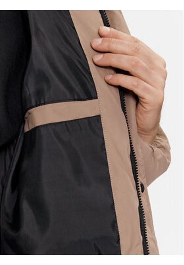 Brave Soul Kurtka zimowa MJK-ELSDONSTONE Beżowy Regular Fit. Kolor: beżowy. Materiał: syntetyk. Sezon: zima