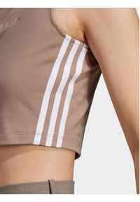 Adidas - adidas Top Tank Top IQ3404 Brązowy. Kolor: brązowy. Materiał: bawełna #5