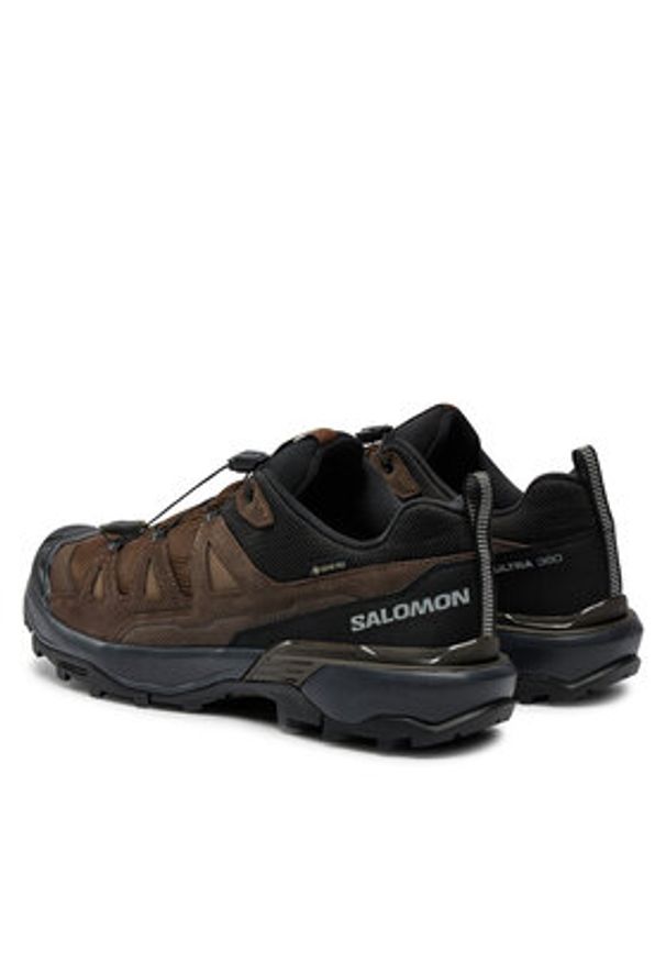salomon - Salomon Sneakersy X Ultra 360 Leather Gore-Tex L47571200 Brązowy. Kolor: brązowy. Materiał: materiał. Technologia: Gore-Tex