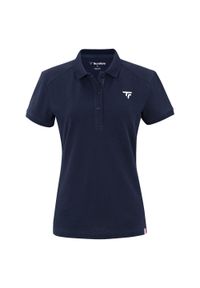 TECNIFIBRE - Koszulka polo damska Tecnifibre 2024. Typ kołnierza: polo. Kolor: niebieski. Materiał: dzianina. Sport: tenis #1