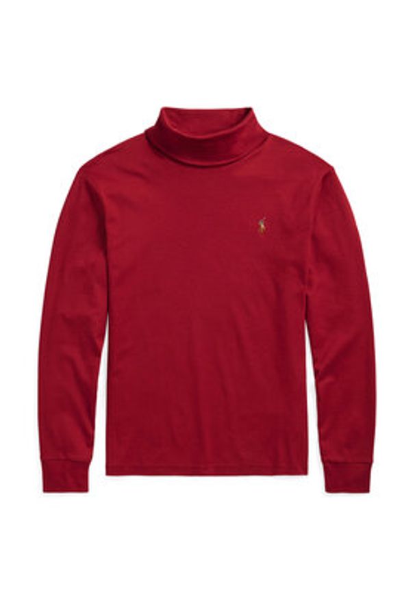 Polo Ralph Lauren Golf 710760126013 Bordowy Regular Fit. Typ kołnierza: golf, polo. Kolor: czerwony. Materiał: bawełna