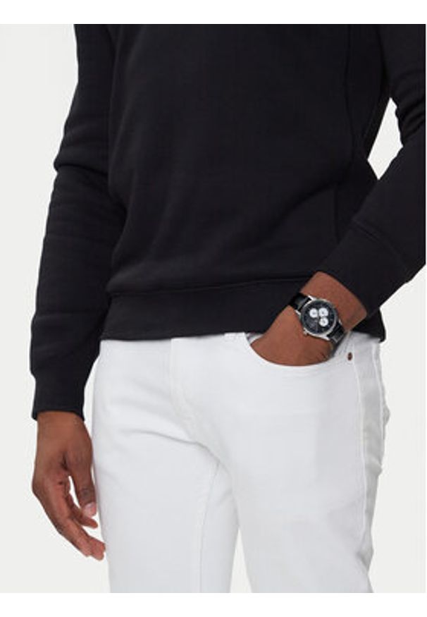Armani Exchange Zegarek Dante AX1872 Czarny. Kolor: czarny. Materiał: skóra