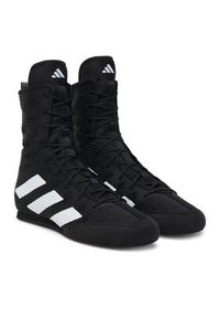 Adidas - adidas Buty bokserskie Box Hog 4 JS4684 Czarny. Kolor: czarny. Materiał: materiał #5