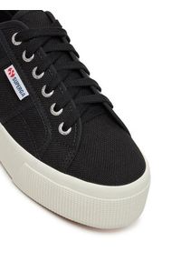 Superga Tenisówki 2790 Platform S9111LW Czarny. Kolor: czarny. Materiał: materiał. Obcas: na platformie #6
