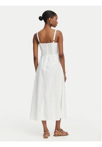 Guess Sukienka letnia W6GK44 W1884 Biały Regular Fit. Kolor: biały. Materiał: bawełna. Sezon: lato #3