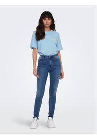 only - ONLY T-Shirt 15295382 Niebieski Regular Fit. Kolor: niebieski. Materiał: bawełna