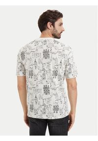 Karl Lagerfeld - KARL LAGERFELD T-Shirt 755139 563224 Biały Regular Fit. Typ kołnierza: dekolt w karo. Kolor: biały. Materiał: bawełna #2