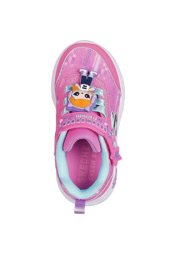 skechers - Adidasy Skechers Snuggle Sneaks - Ske, Dzieci. Kolor: różowy. Materiał: materiał