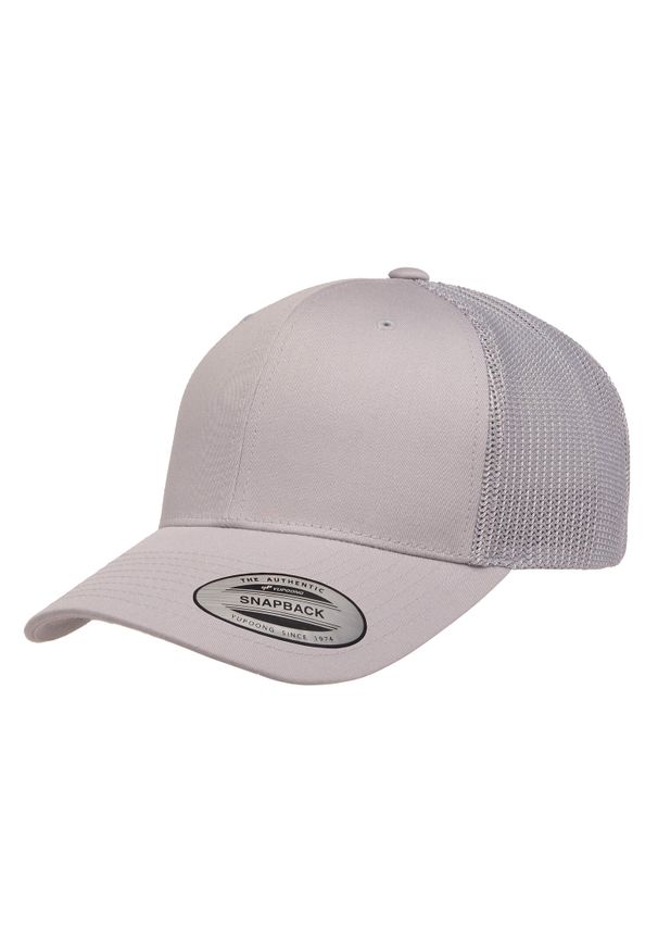 CLASSIC - Retro Trucker Cap. Kolor: szary. Styl: retro