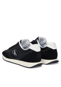 Calvin Klein Jeans Sneakersy Retro Runner Ess Mix Mat YM0YM01361 Czarny. Kolor: czarny. Materiał: materiał #3